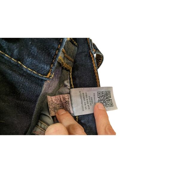 True Religion size 26 High Rise Skinny Dark Jeans - Picture 13 of 16